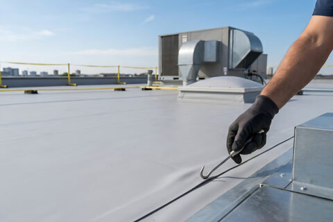 commercial flat roof
